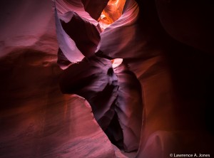 Antelope Canyon, Arizona Nikon D7100, 12-24mm f/4.0 Lens1/30 sec at f/5.6, ISO 400, 12mm
