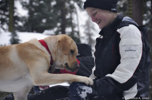 Again, Chance & KristinBear Valley, CaliforniaWinter time is so much fun in the Sierras.  Chance is either looking for a snow ball or a tennis ball.  Either on is just as fun.Nikon D90, 18-105mm f/3.5-5.6 Lens1/125 sec at f/5.6, ISO 800, 105mm