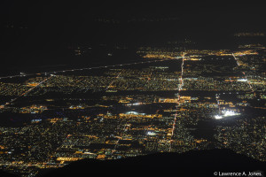 City LightsPalm Springs, CaliforniaThis photo was actually taken from the Peaks Restaurant.  The only way to get to this place is by taking the Aerial Tramway up to the restaurant, an elevation of 8516 ft.Nikon D7100, 18-300mm f / 3.5-5.6 Lens 15.0 sec at f / 5.3, ISO 100, 60mm